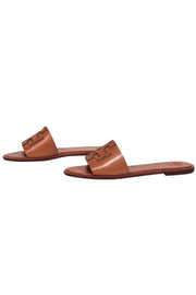 Tory burch cognac online sandals