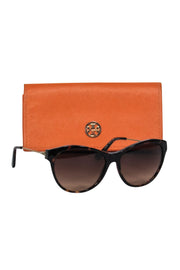 Current Boutique-Tory Burch - Brown Tortoise Shell Cat Eye Sunglasses