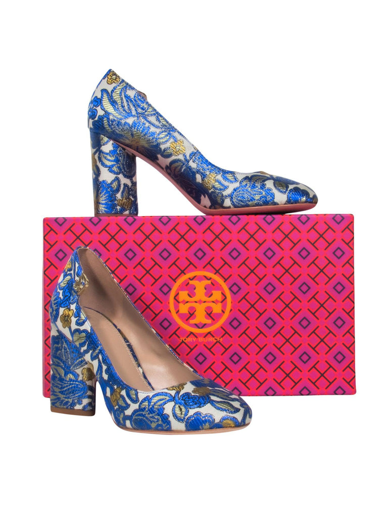 Tory burch women's elizabeth leather clearance pumps