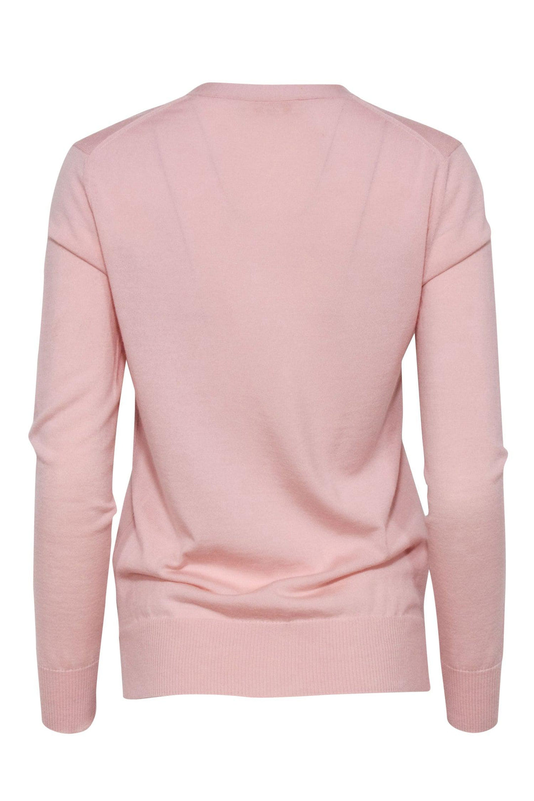 Tory Burch pink Kimberly Bell outlet sleeve Merino sweater