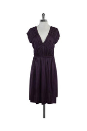 Current Boutique-Tory Burch - Mauve Silk Gathered Dress Sz S