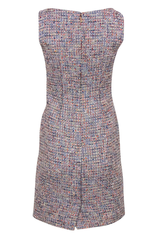 Current Boutique-Tory Burch - Multicolor Marbled Tweed A-Line Dress Sz 2