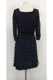 Current Boutique-Tory Burch - Navy Black Lace Dress Sz 2