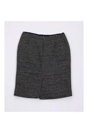 Current Boutique-Tory Burch - Navy Cream Tweed Skirt Sz 2