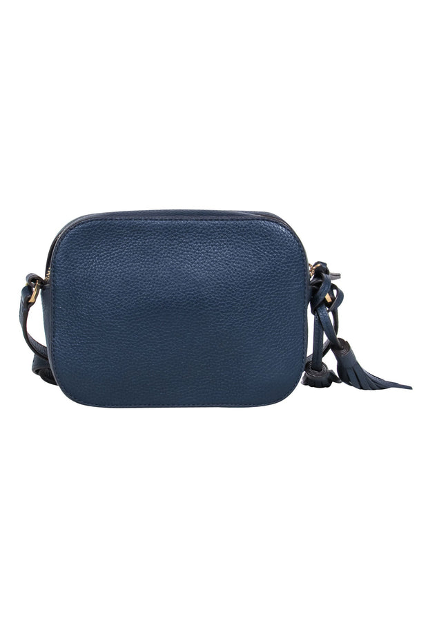Pre-Owned Tory Burch One Shoulder Bag Navy Multicolor 10005608 01-17 Flap  Leather Suede TORY BURCH Ladies (Good) - Walmart.com