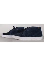 Current Boutique-Tory Burch - Navy Suede High Top Sneakers Sz 9.5