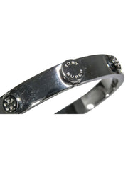Current Boutique-Tory Burch - Silver 'T' Logo "Miller Stud Hinge" Bracelet