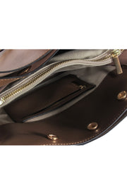 Current Boutique-Tory Burch - Tan Leather Square Shoulder Bag