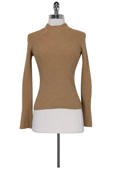 Current Boutique-Tory Burch - Tan Merino Wool Sweater Sz XS