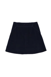 Current Boutique-Tory Burch - Wool Navy Miniskirt Sz 6