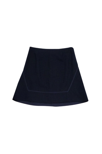 Current Boutique-Tory Burch - Wool Navy Miniskirt Sz 6