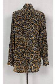 Current Boutique-Tracy Reese - Animal Print Silk Top Sz S