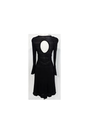 Current Boutique-Tracy Reese - Black Keyhole Back Dress Sz 2