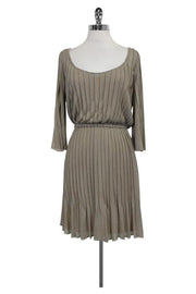 Current Boutique-Tracy Reese - Grey Accordion Dress Sz P