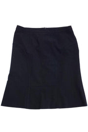 Current Boutique-Trina Turk - Black A-Line Skirt Sz 12
