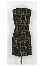 Current Boutique-Trina Turk - Black & Brown Tweed Dress Sz 6