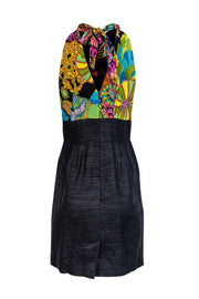 Current Boutique-Trina Turk - Black & Floral Print Sheath Dress Sz 6