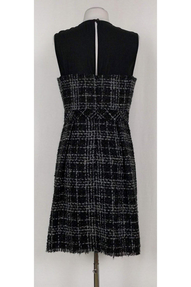 Current Boutique-Trina Turk - Black & Grey Tweed Dress Sz 8