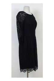 Current Boutique-Trina Turk - Black Lace Fit & Flare Dress Sz 2