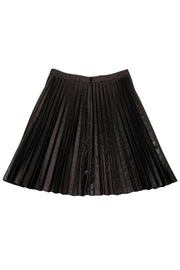 Current Boutique-Trina Turk - Black Metallic Printed Skirt Sz 4