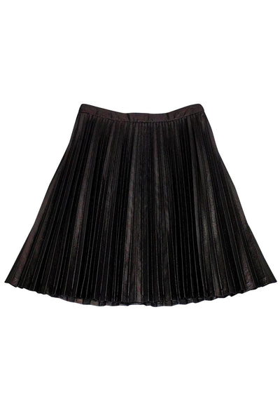 Current Boutique-Trina Turk - Black Metallic Printed Skirt Sz 4