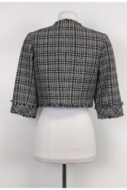 Current Boutique-Trina Turk - Black & White Tweed Blazer Sz 2