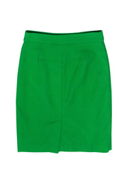 Current Boutique-Trina Turk - Bright Green Textured Pencil Skirt Sz 2