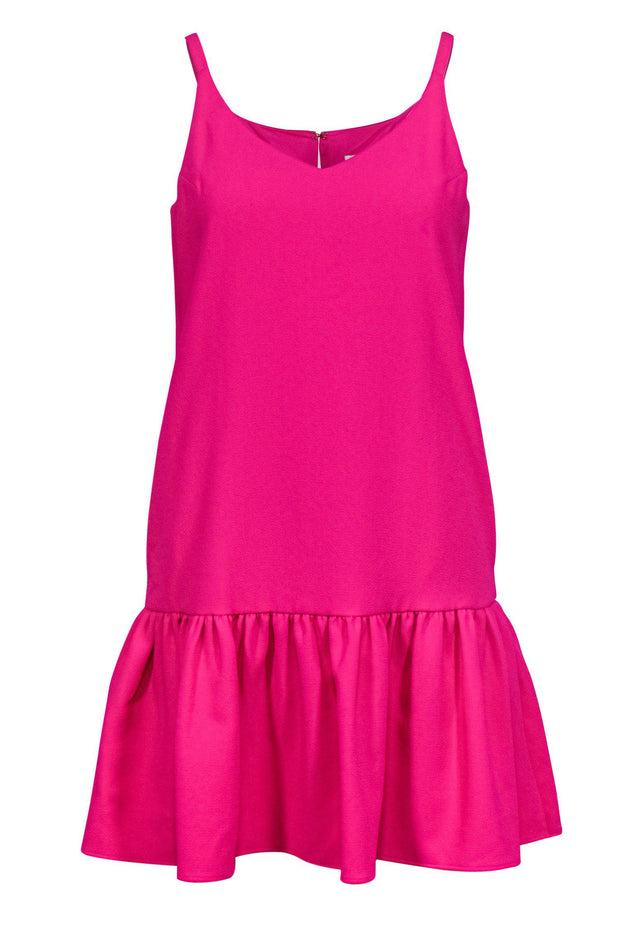 Current Boutique-Trina Turk - Hot Pink Drop-Waist Tank Dress Sz 4