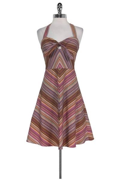Current Boutique-Trina Turk - Multicolor Halter Dress Sz 4