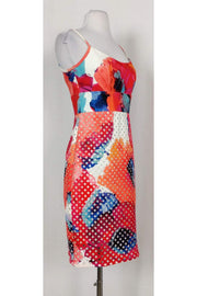 Current Boutique-Trina Turk - Multicolor Laser Cut Dress Sz 2