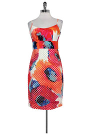 Current Boutique-Trina Turk - Multicolor Laser Cut Dress Sz 2