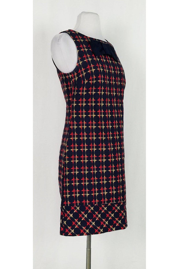 Current Boutique-Trina Turk - Navy, Red & Tan Dress Sz 4