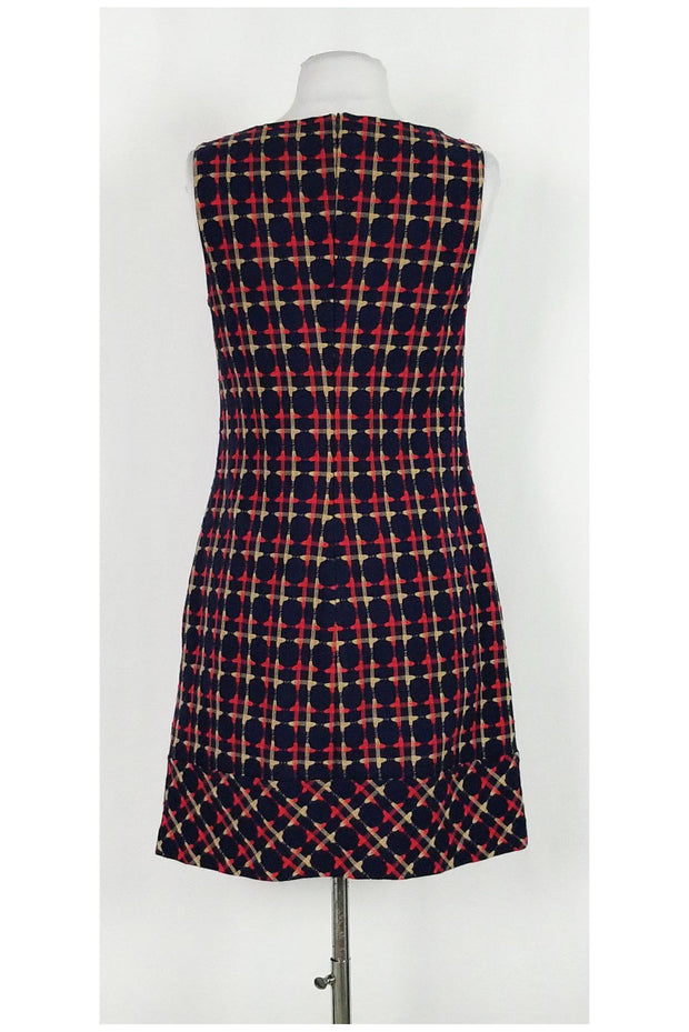 Current Boutique-Trina Turk - Navy, Red & Tan Dress Sz 4