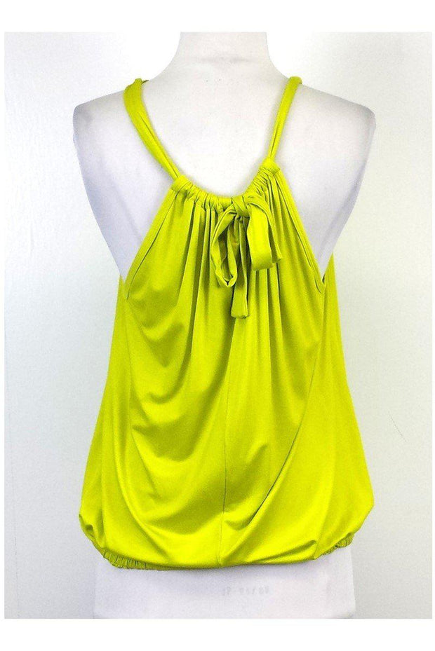 Current Boutique-Trina Turk - Neon Yellow Sleeveless Top Sz P
