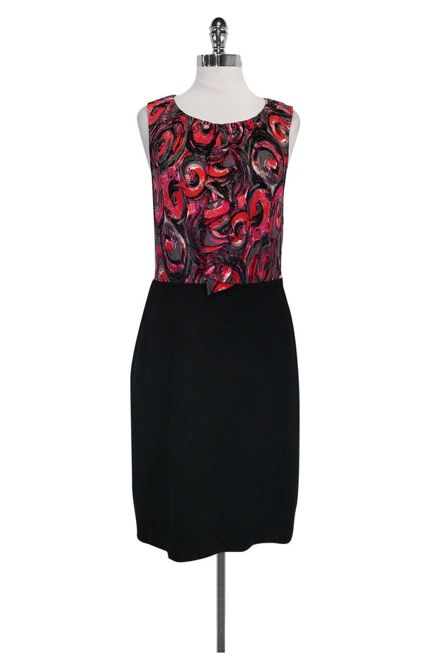 Current Boutique-Trina Turk - Pink & Black Printed Dress Sz 4