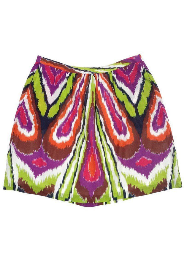 Current Boutique-Trina Turk - Print Silk A-Line Skirt Sz 12