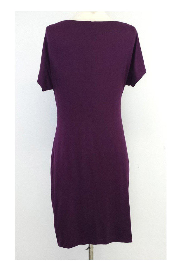 Current Boutique-Trina Turk - Purple Short Sleeve Dress Sz 6