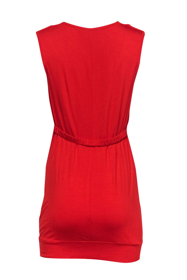 Current Boutique-Trina Turk - Red Cowl Neck Mini Bodycon Dress Sz 0