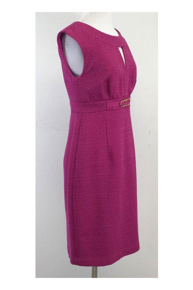 Current Boutique-Trina Turk - Sleeveless Pink Tweed Dress Sz 8