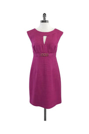 Current Boutique-Trina Turk - Sleeveless Pink Tweed Dress Sz 8