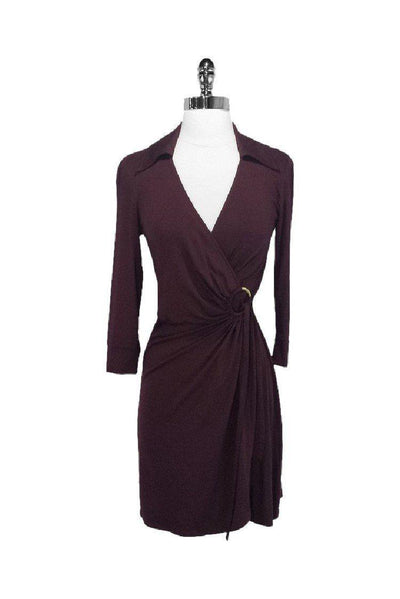 Current Boutique-Trina Turk - Wine Wrap Dress Sz 0