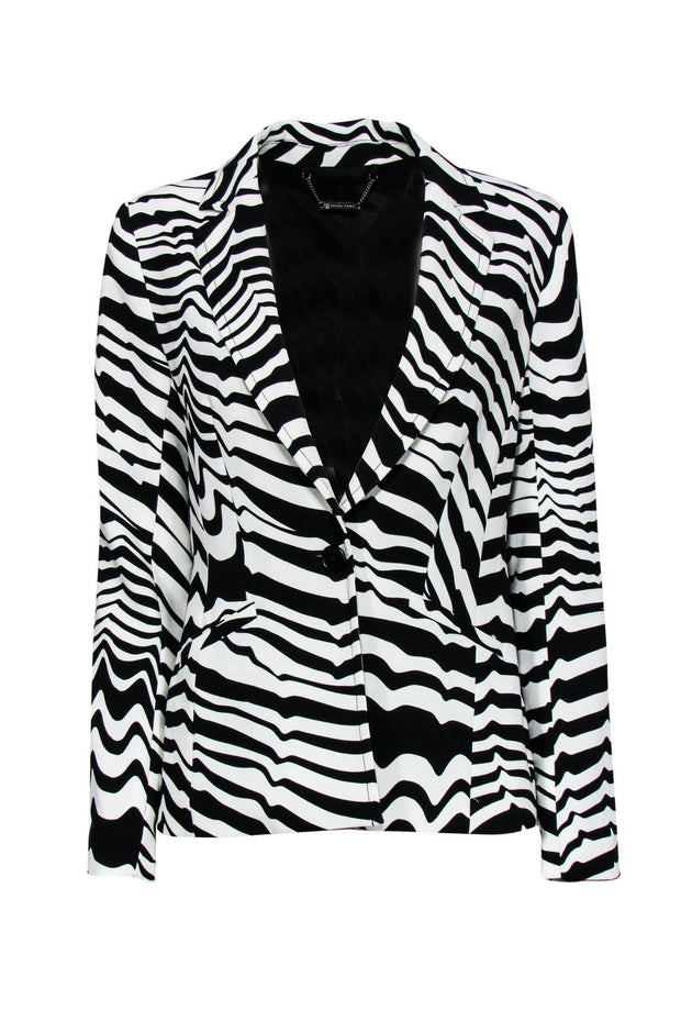 Current Boutique-Trina Turk - Zebra Print Blazer Sz 8
