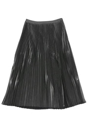 Current Boutique-Trouve - Metallic Pleated Midi Skirt Sz XS