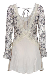 Current Boutique-Tularosa - Cream Lace Flare Dress Sz XS