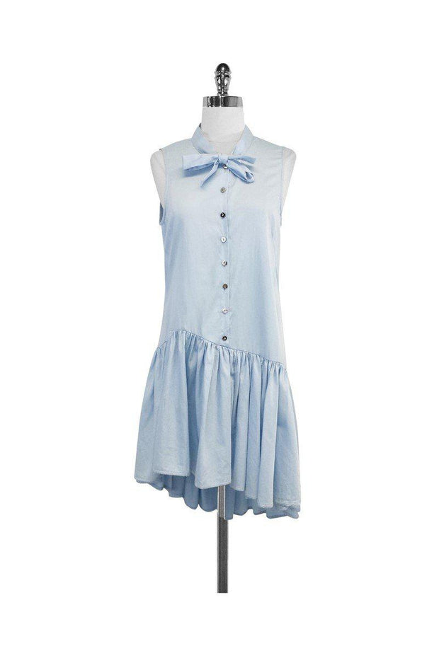 Current Boutique-Twenty8twelve - Light Blue Cotton Sleeveless Dress Sz 6