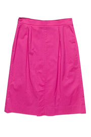 Current Boutique-Valentino - Pink Midi Pencil Skirt Sz 4