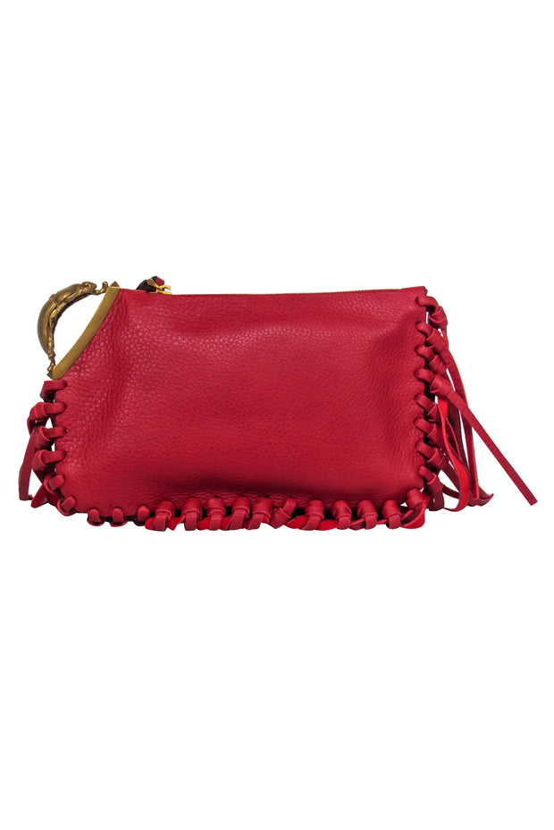 V Couture by Kooba Red V Tote & Coin Purse