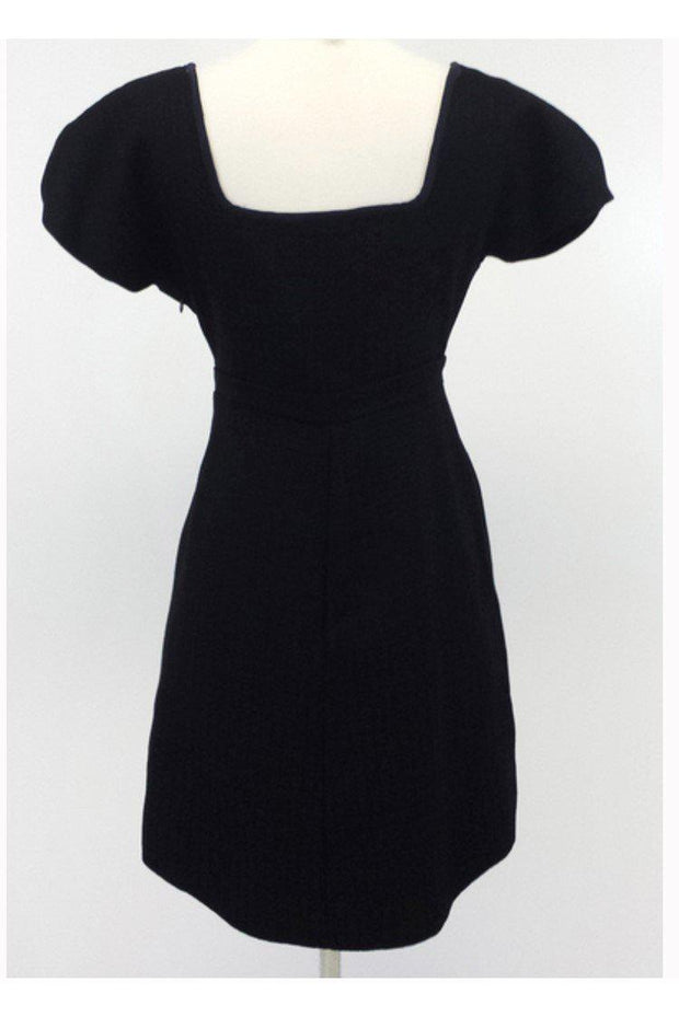 Current Boutique-Vena Cava - Black Wool Cap Sleeve Sheath Dress Sz 8