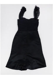 Current Boutique-Vera Wang - Black Dress w/ Tulle Sz 4