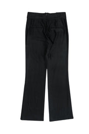 Current Boutique-Veronica Beard - Black Wide-Leg Pants w/ Buttons Sz 4